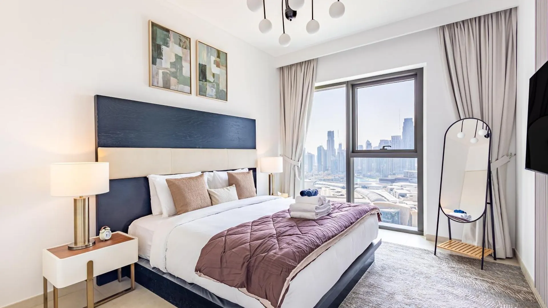 Premium 3Br L Office With Burj Khalifa & Fountain Views Apartment Dubai United Arab Emirates