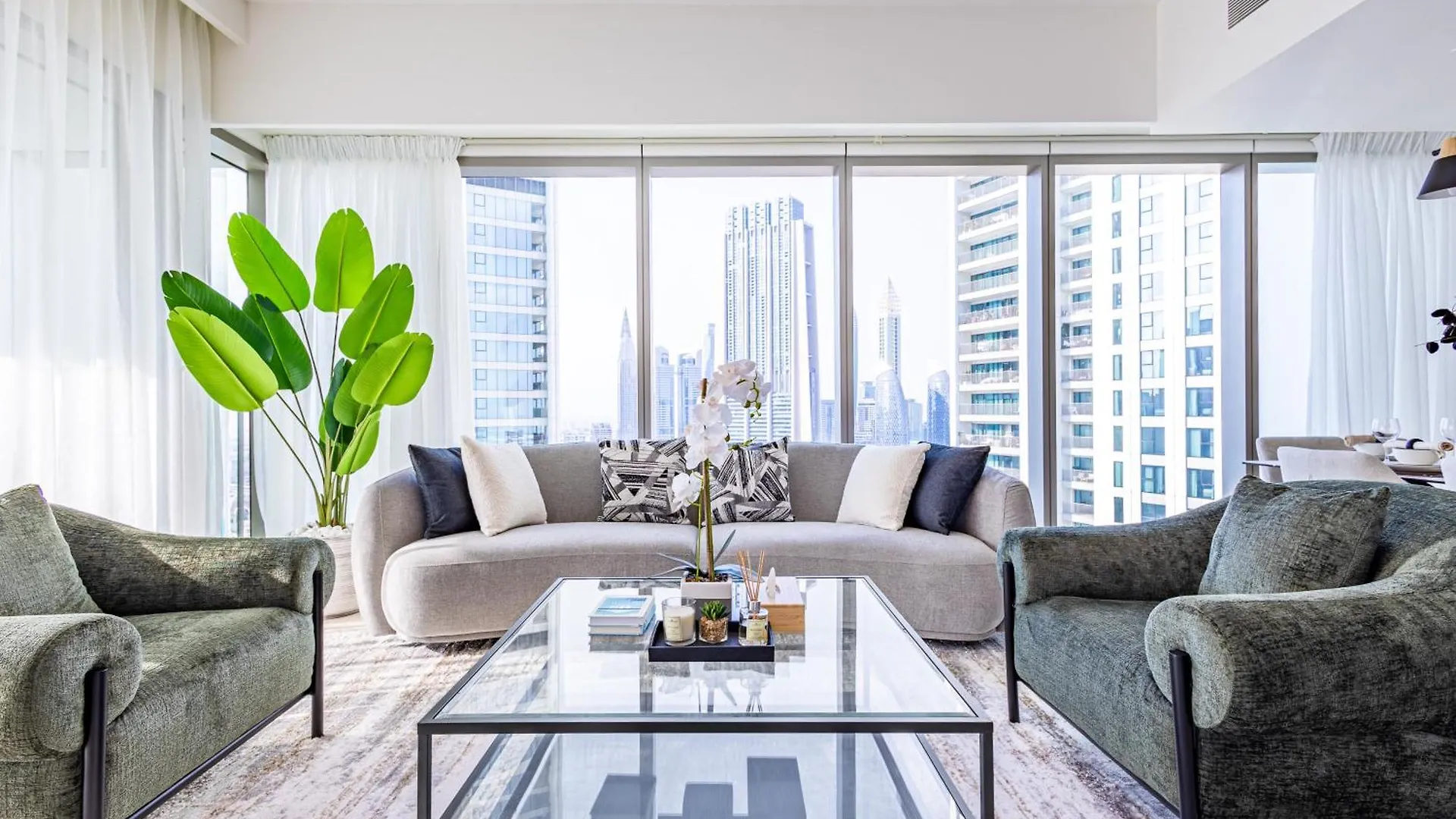 Premium 3Br L Office With Burj Khalifa & Fountain Views Apartment Dubai