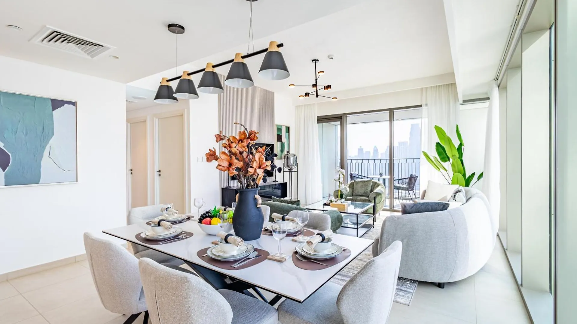 Premium 3Br L Office With Burj Khalifa & Fountain Views Apartment Dubai